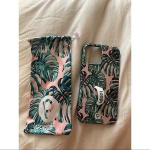 NWOT Pink Monstera Loopy Case